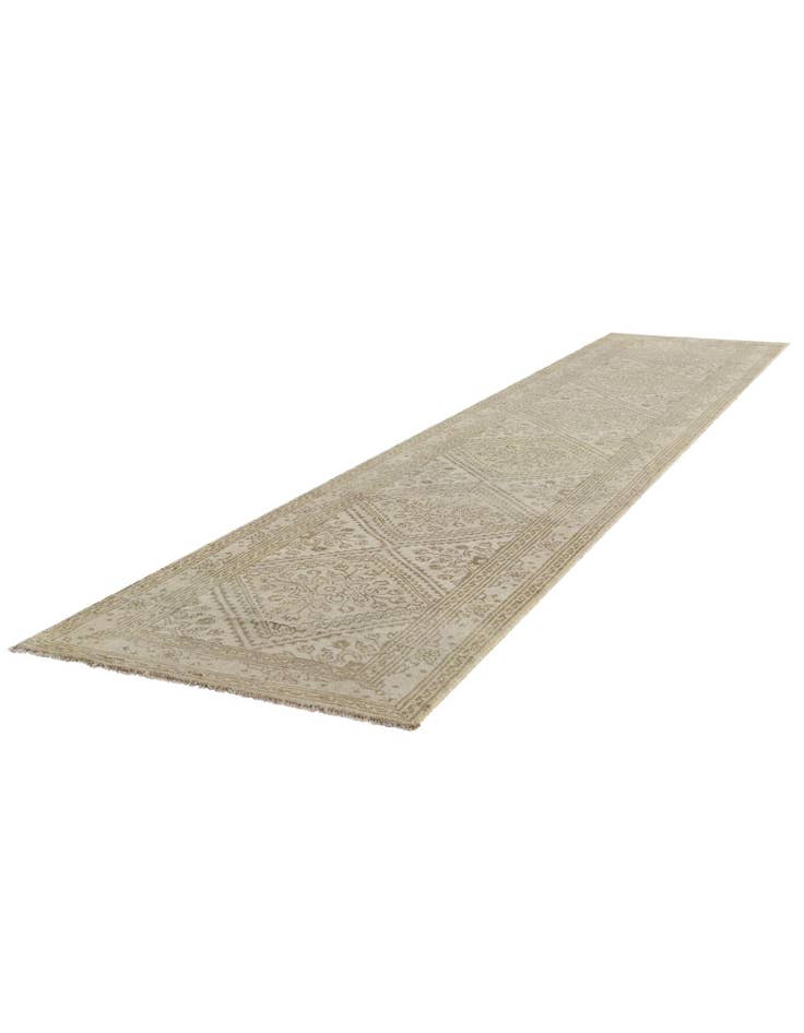 Detail image of 2' 8 x 12' 11 Hand Knotted Oushak Wool Runner Rug