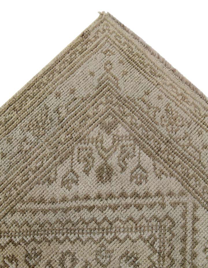 2' 8 x 12' 11 Hand Knotted Oushak Wool Runner Rug