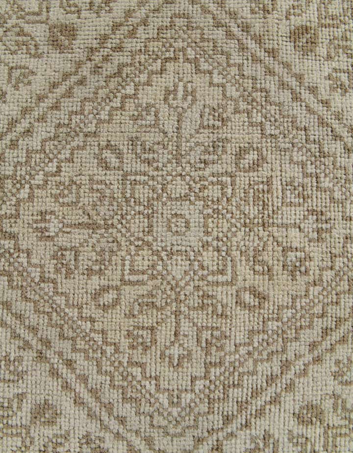 2' 8 x 12' 11 Hand Knotted Oushak Wool Runner Rug
