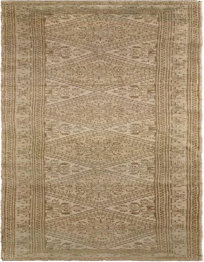 Detail image of 2' 8 x 12' 11 Hand Knotted Oushak Wool Runner Rug