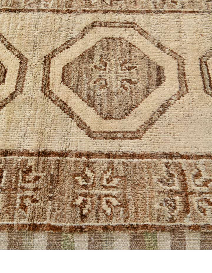 2' 9 x 12' 1 Hand Knotted Oushak Wool Runner Rug