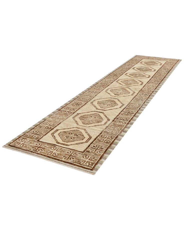 Detail image of 2' 9 x 12' 1 Hand Knotted Oushak Wool Runner Rug