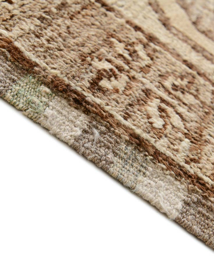 Detail image of 2' 9 x 12' 1  Hand Knotted Oushak Wool Runner Rug