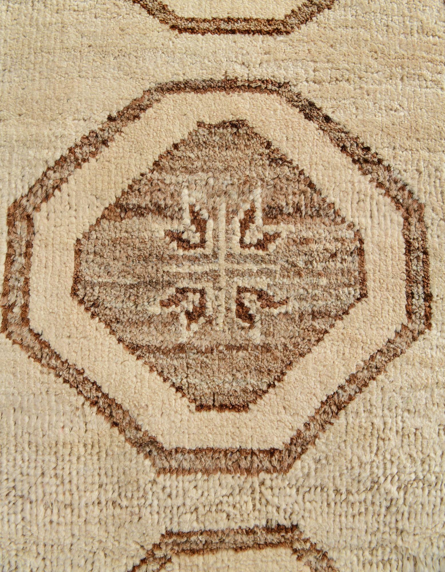 2' 9 x 12' 1 Hand Knotted Oushak Wool Runner Rug