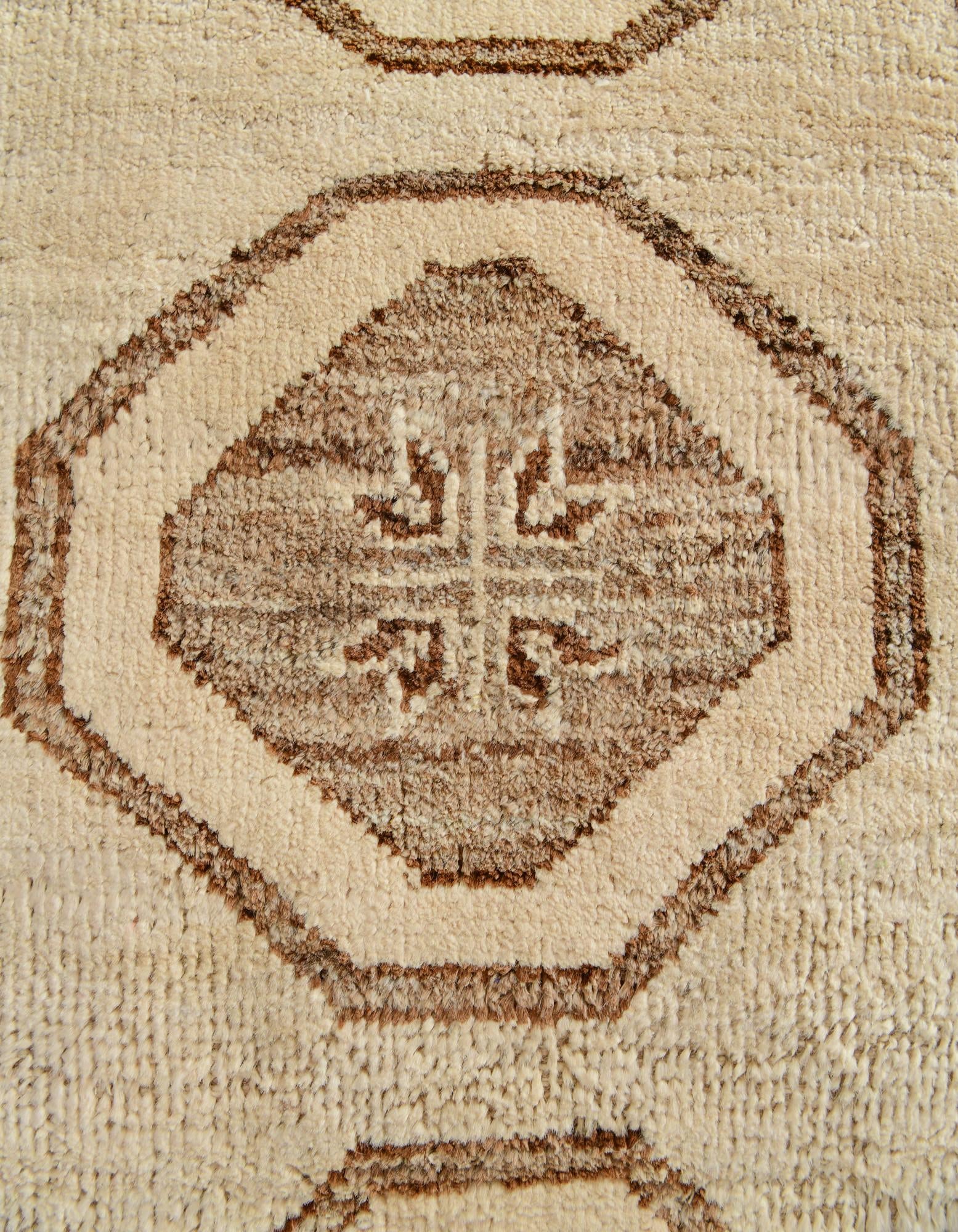 2' 9 x 12' 1 Hand Knotted Oushak Wool Runner Rug