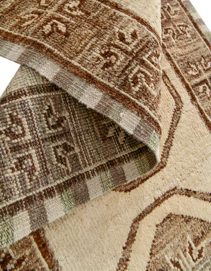 2' 9 x 12' 1 Hand Knotted Oushak Wool Runner Rug