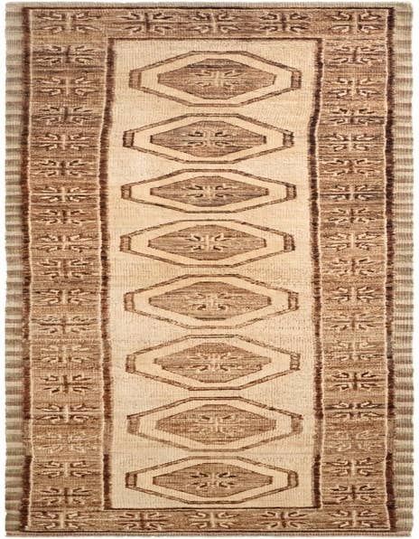 Detail image of 2' 9 x 12' 1 Hand Knotted Oushak Wool Runner Rug
