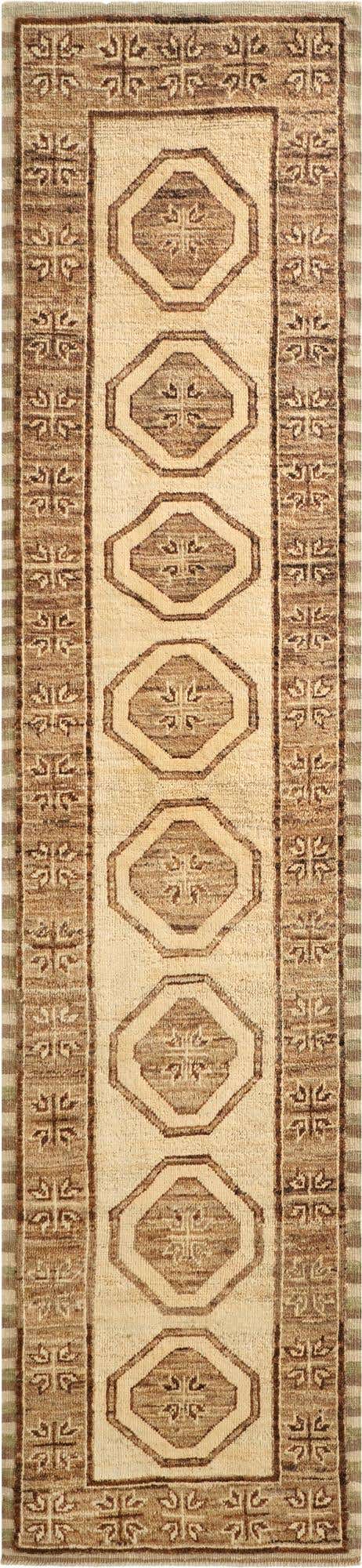 2' 9 x 12' 1 Hand Knotted Oushak Wool Runner Rug