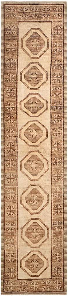 2' 9 x 12' 1 Hand Knotted Oushak Wool Runner Rug
