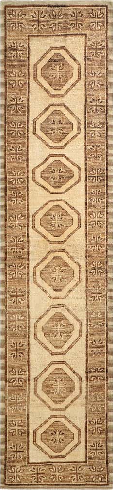 2' 9 x 12' 1 Hand Knotted Oushak Wool Runner Rug