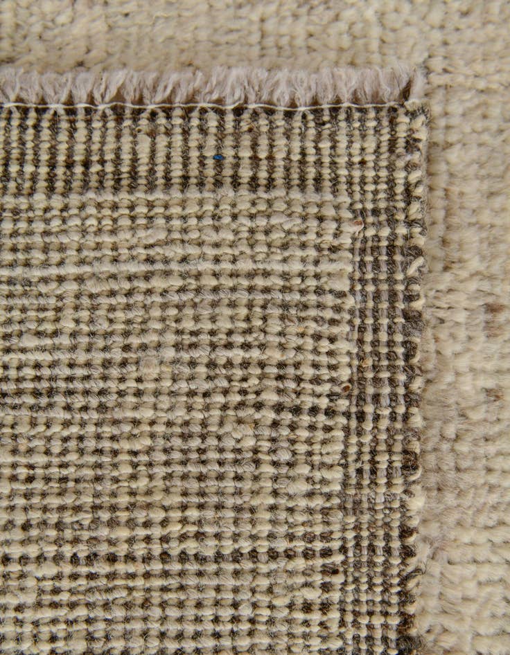 Detail image of 2' 9 x 10' 3 Hand Knotted Oushak Wool Runner Rug