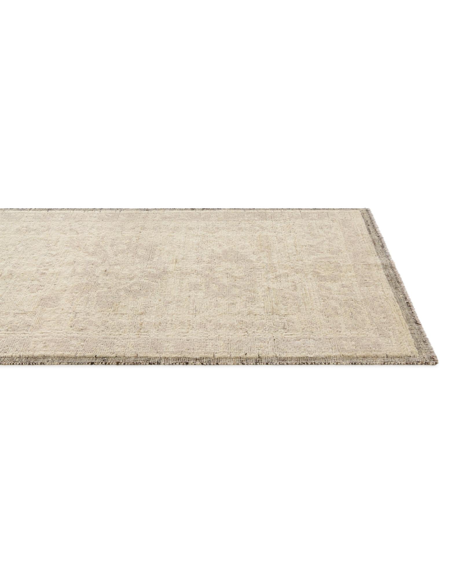 2' 9 x 10' 3 Hand Knotted Oushak Wool Runner Rug