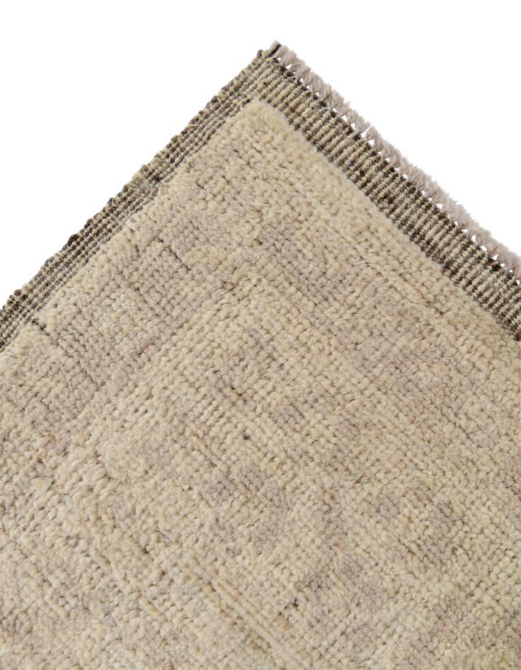 Detail image of 2' 9 x 10' 3 Hand Knotted Oushak Wool Runner Rug