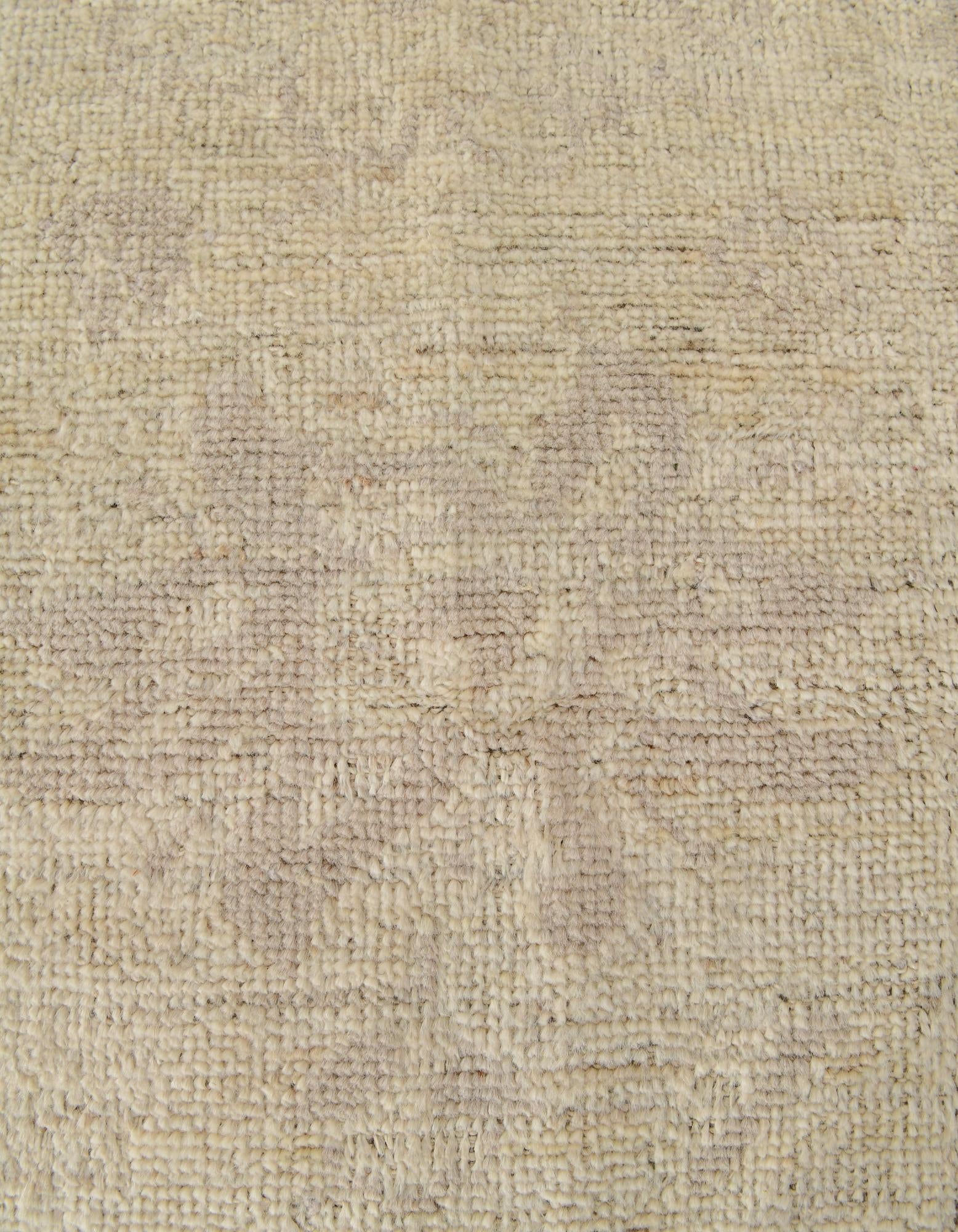 2' 9 x 10' 3 Hand Knotted Oushak Wool Runner Rug
