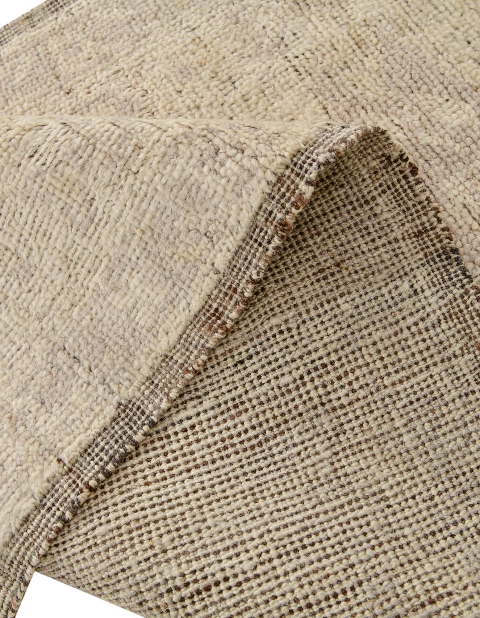 2' 9 x 10' 3 Hand Knotted Oushak Wool Runner Rug