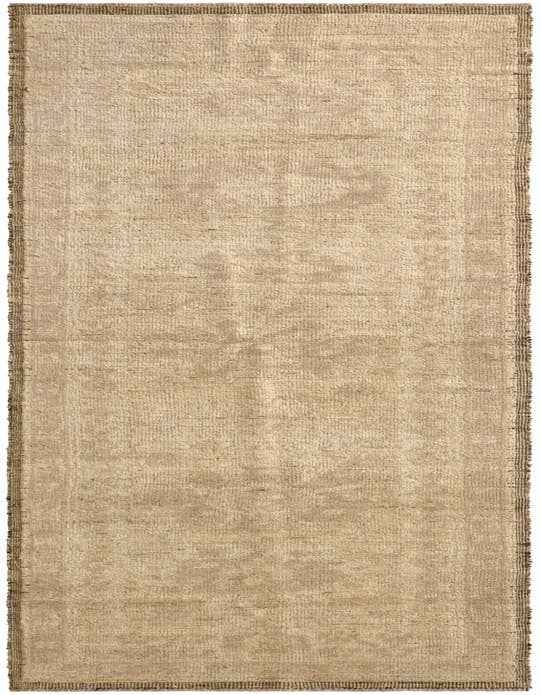 Detail image of 2' 9 x 10' 3 Hand Knotted Oushak Wool Runner Rug