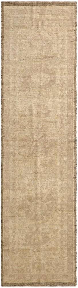 2' 9 x 10' 3 Hand Knotted Oushak Wool Runner Rug