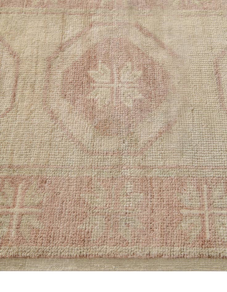 Detail image of 2' 10 x 8' 2  Hand Knotted Oushak Wool Runner Rug