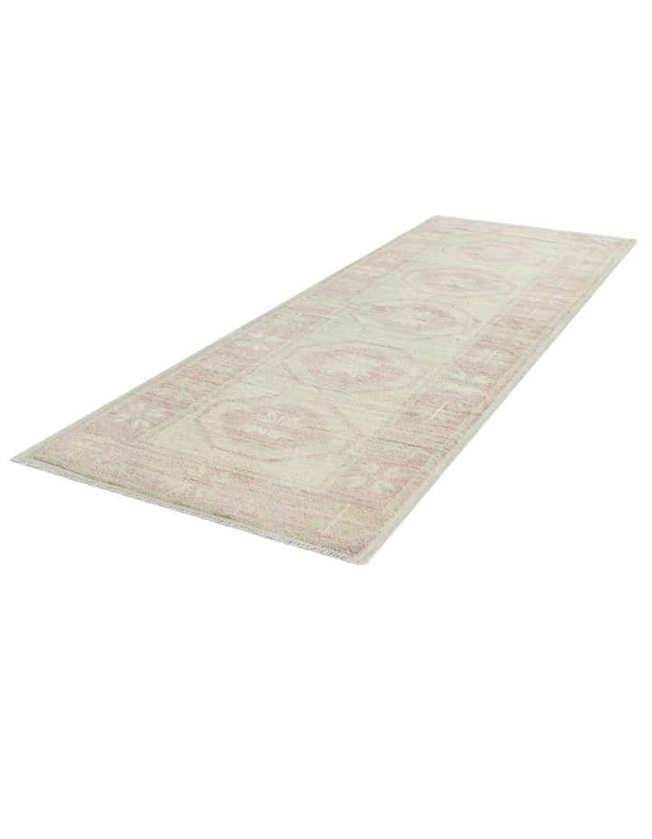 2' 10 x 8' 2 Hand Knotted Oushak Wool Runner Rug