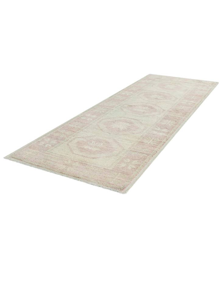Detail image of 2' 10 x 8' 2 Hand Knotted Oushak Wool Runner Rug