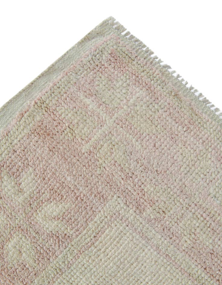 Detail image of 2' 10 x 8' 2 Hand Knotted Oushak Wool Runner Rug