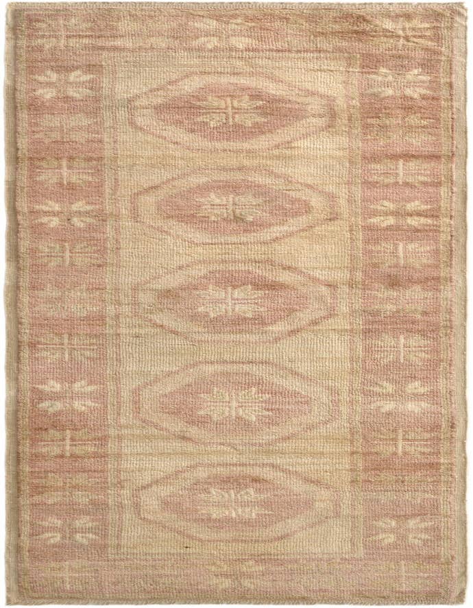 Detail image of 2' 10 x 8' 2 Hand Knotted Oushak Wool Runner Rug