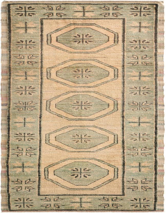 Detail image of 2' 9 x 8' 6 Hand Knotted Oushak Wool Runner Rug