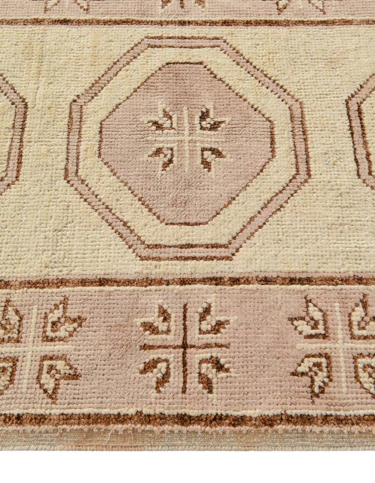 Detail image of 2' 9 x 8' 2  Hand Knotted Oushak Wool Runner Rug