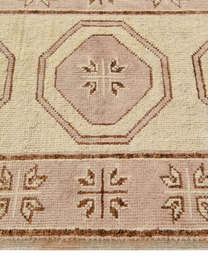 2' 9 x 8' 2 Hand Knotted Oushak Wool Runner Rug