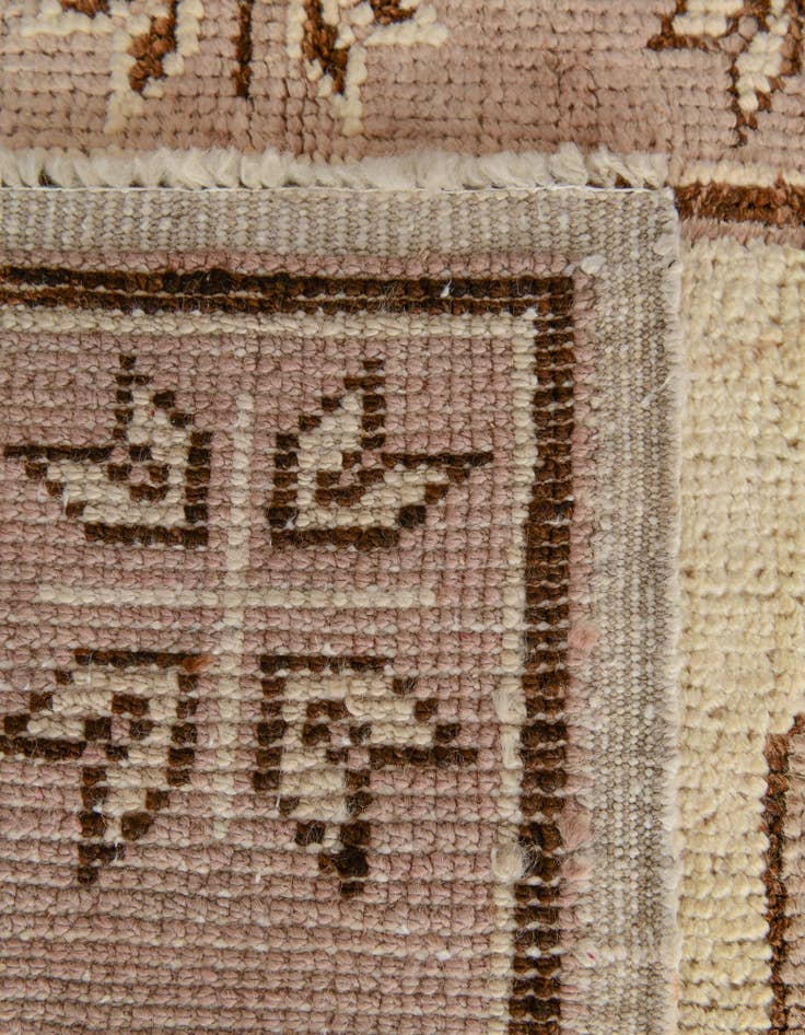 Detail image of 2' 9 x 8' 2  Hand Knotted Oushak Wool Runner Rug