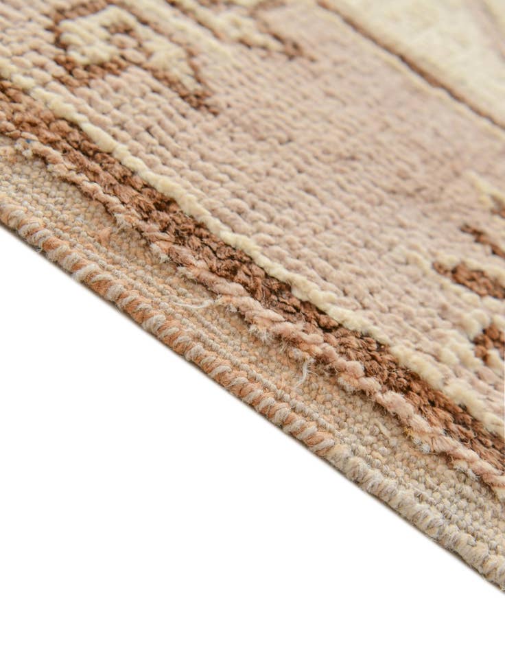 Detail image of 2' 9 x 8' 2 Hand Knotted Oushak Wool Runner Rug