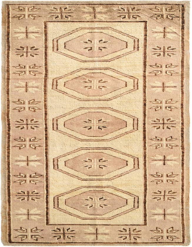 Detail image of 2' 9 x 8' 2 Hand Knotted Oushak Wool Runner Rug