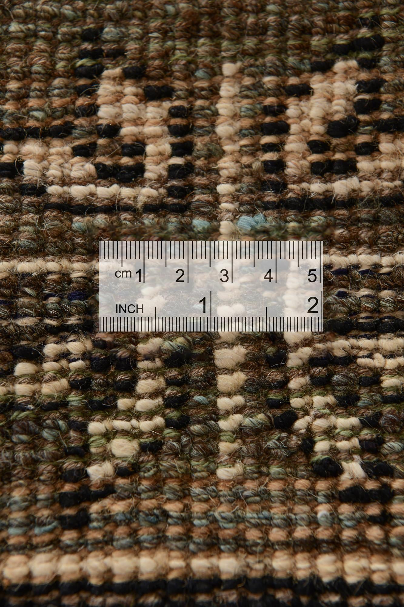 2' 8 x 12' 2 Hand Knotted Oushak Wool Runner Rug