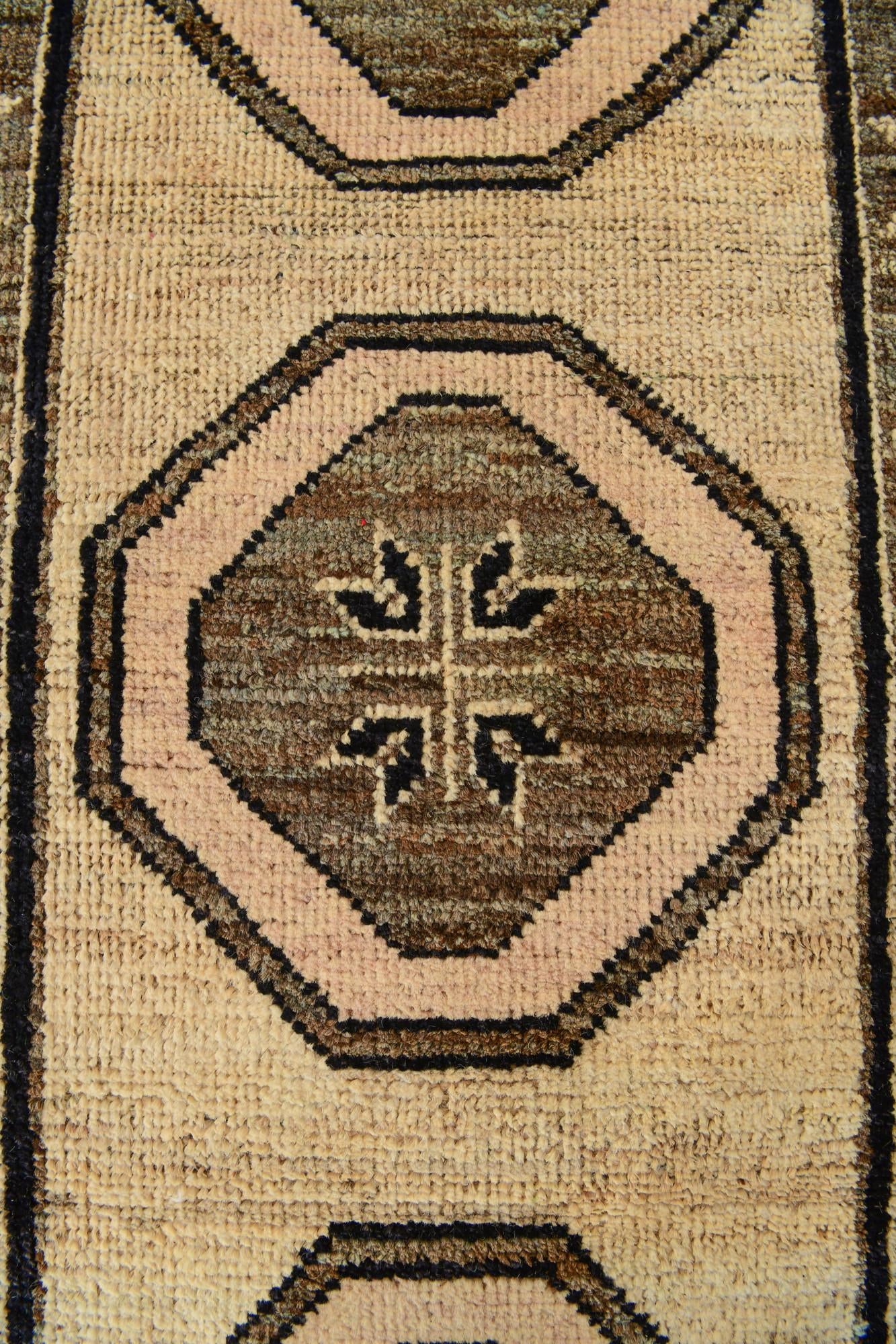 2' 8 x 12' 2 Hand Knotted Oushak Wool Runner Rug