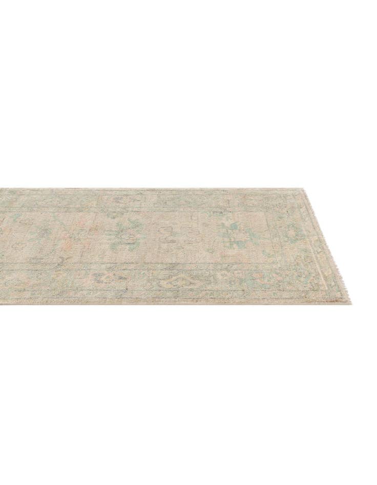 Detail image of 2' 9 x 9' 9 Hand Knotted Oushak Wool Runner Rug