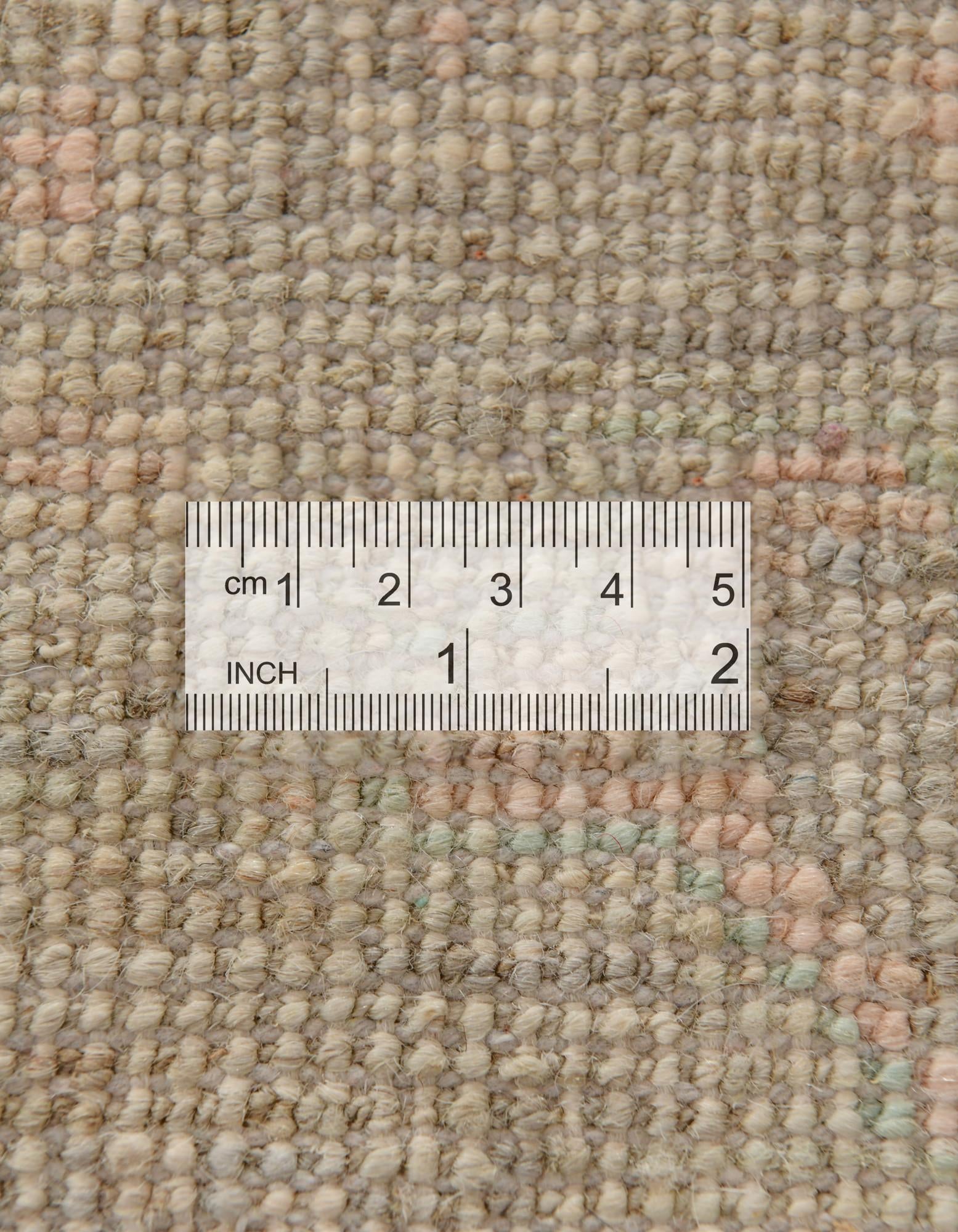 2' 9 x 9' 9 Hand Knotted Oushak Wool Runner Rug