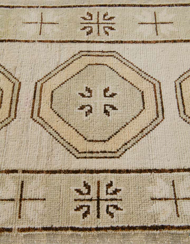 2' 9 x 11' Hand Knotted Oushak Wool Runner Rug
