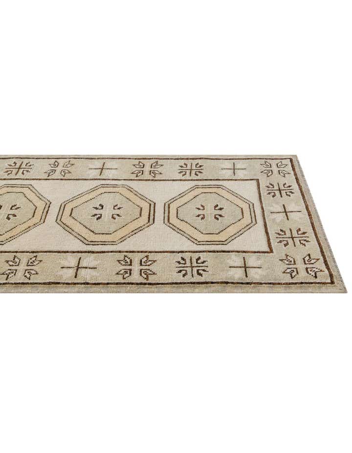 2' 9 x 11' Hand Knotted Oushak Wool Runner Rug