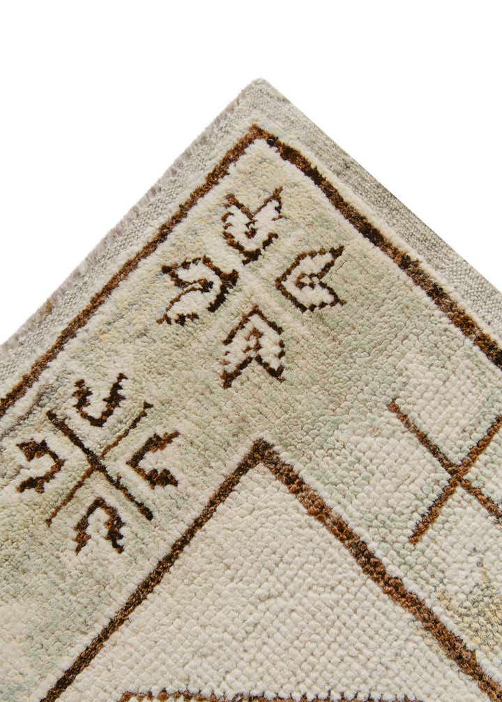 2' 9 x 11' Hand Knotted Oushak Wool Runner Rug