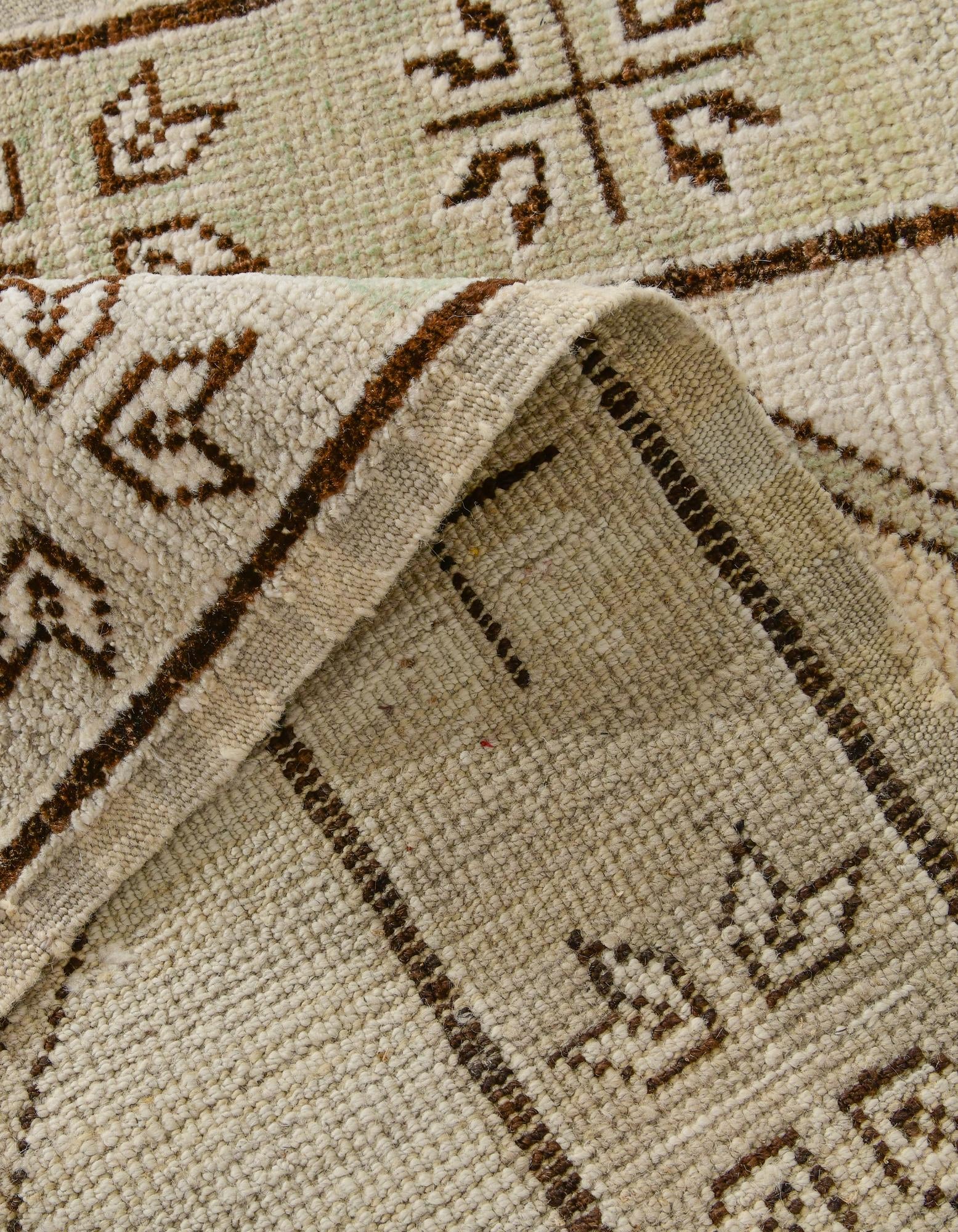 2' 9 x 11' Hand Knotted Oushak Wool Runner Rug