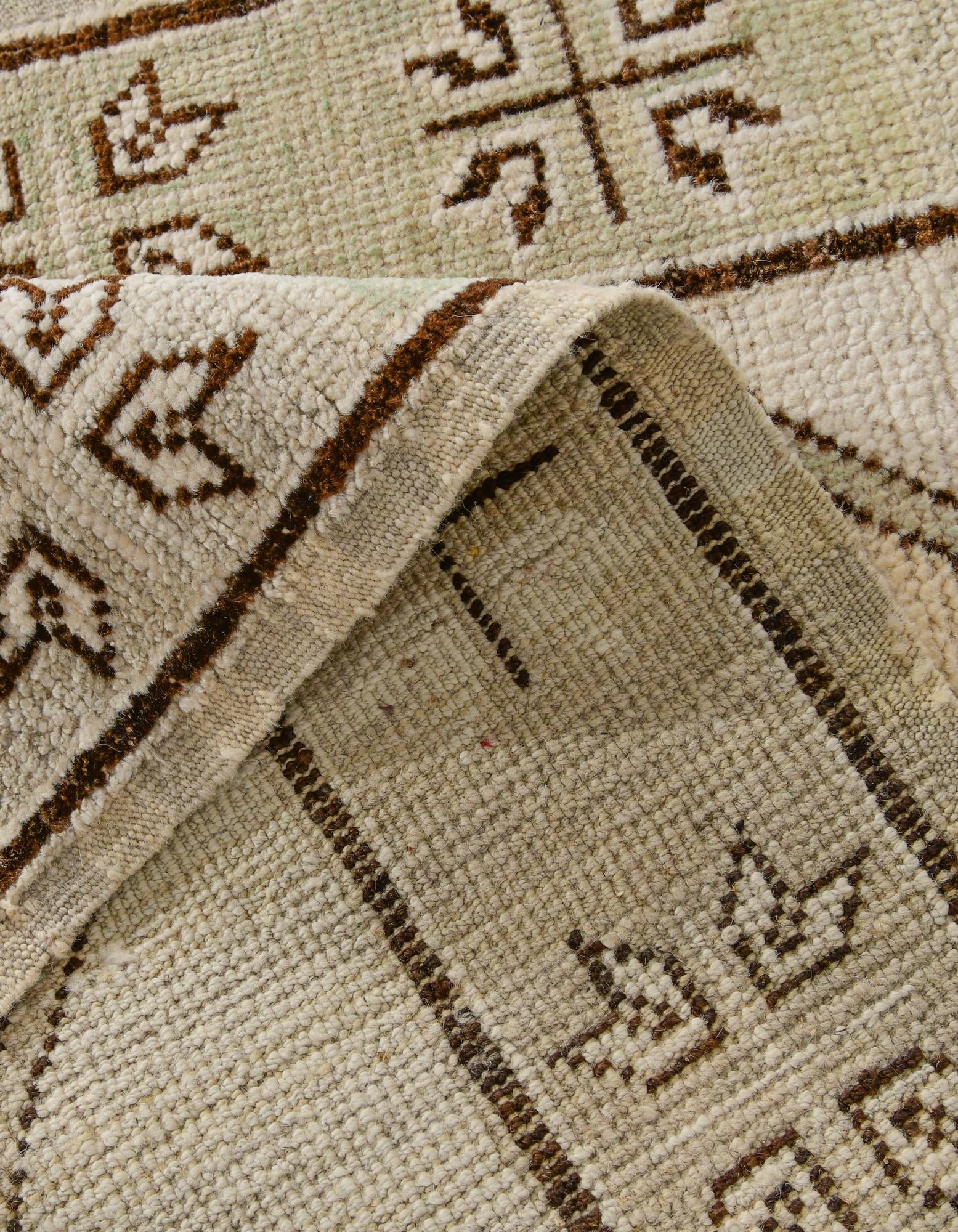 2' 9 x 11' Hand Knotted Oushak Wool Runner Rug