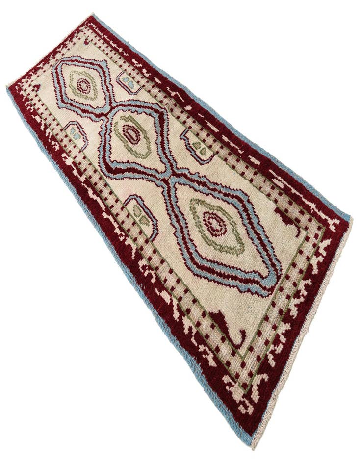 Detail image of 3' x 8' 3  Hand Knotted Oushak Wool Runner Rug