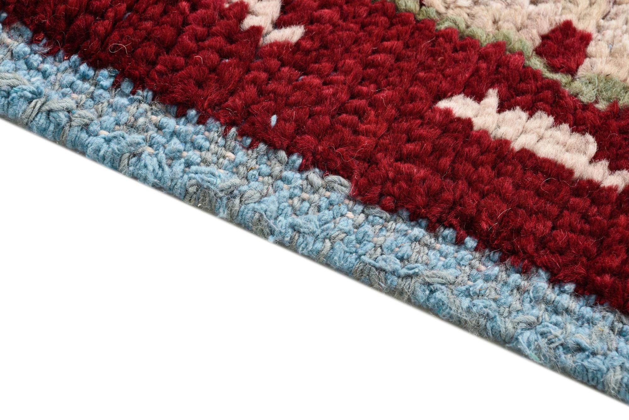3' x 8' 3 Hand Knotted Oushak Wool Runner Rug