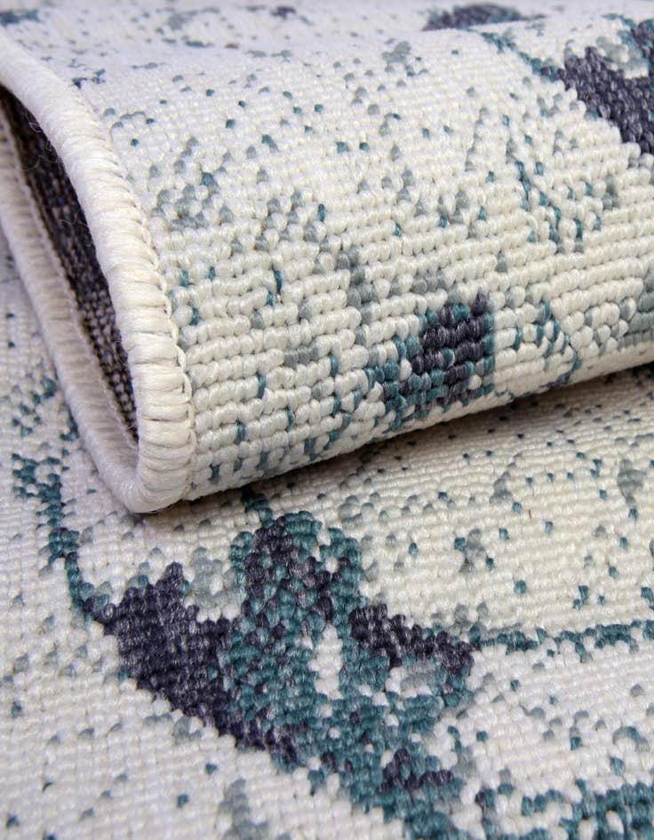 Detail image of 2' x 6' Easy-Clean Coastal Indoor / Outdoor Runner Rug