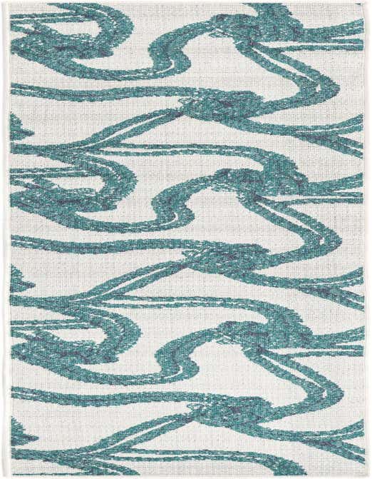 2' x 8' Easy-Clean Coastal Indoor / Outdoor Runner Rug
