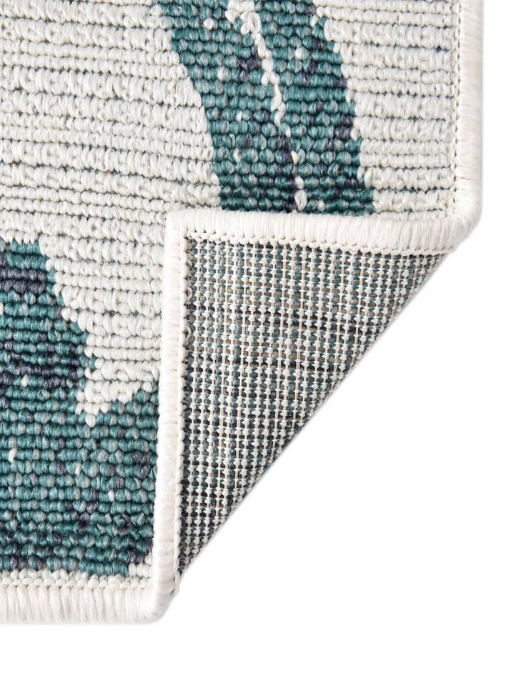 Detail image of 2' x 6' Easy-Clean Coastal Indoor / Outdoor Runner Rug