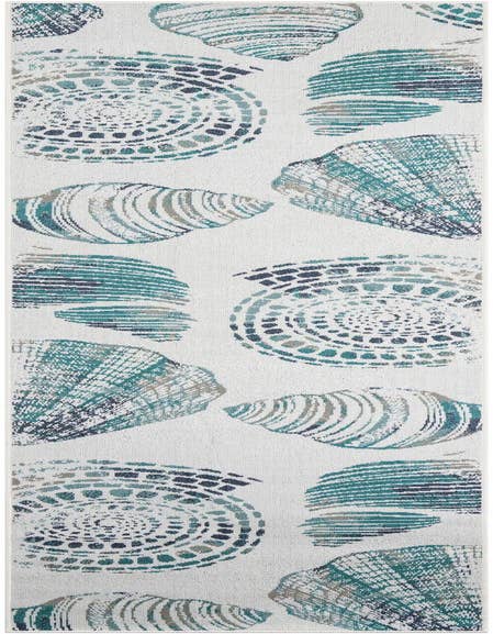 Detail image of 2' 7 x 12' Easy-Clean Coastal Indoor / Outdoor Runner Rug