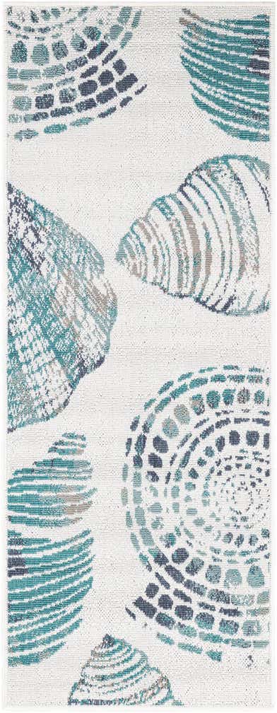 2' x 5' Easy-Clean Coastal Indoor / Outdoor Runner Rug