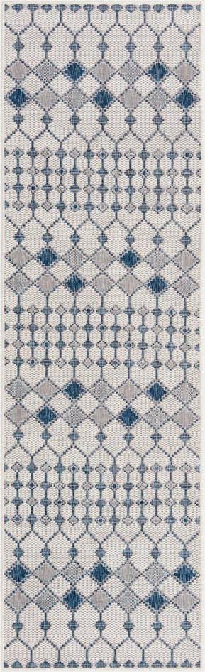 Detailansicht von 80cm x 305cm Leicht zu reinigen Lattice Innen- / Außenbereich Läufer Teppich