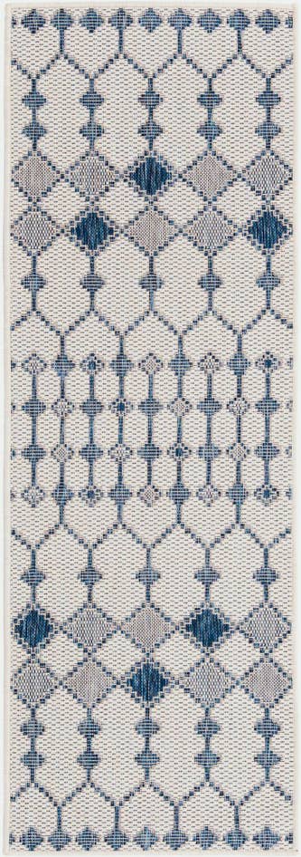 Detail image of 2' x 6' Easy-Clean Lattice Indoor / Outdoor Runner Rug